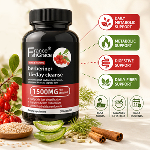 Suplemento Nutracéutico de Berberina Shecome, Fórmula de Alta Potencia para Apoyar la Salud en Adultos, 30 Cápsulas de Berberina - Product Image 4