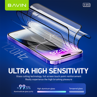 Bavin SQ12 transparent sans bulles, protecteur d'écran en verre trempé pour téléphone portable I Phone 14 Pro Max, protection de la vie privée