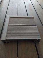 Plancher en composite WPC facile à installer, imperméable, pour application extérieure