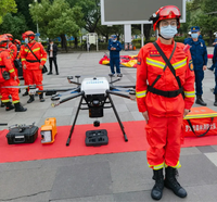Drone ignifuge commercial industriel Droview avec drone de surveillance des incendies de forêt pour drone à usage industriel et commercial