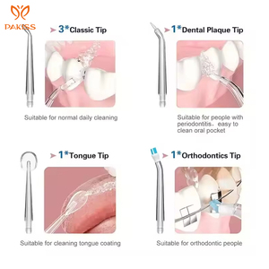 PAKISS 2025, hilo dental de agua eléctrico, gran oferta, portátil para irrigador bucal con tanque de agua grande para limpieza de dientes, cuidado bucal - Product Image 2