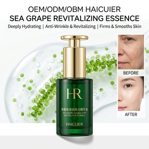 HAICUIER Siero Viso Private Label con Uva Marina Doppio Effetto Anti-Invecchiamento e Idratante 30ml per Pelle Grassa Shantou per Donne - Product Image 1