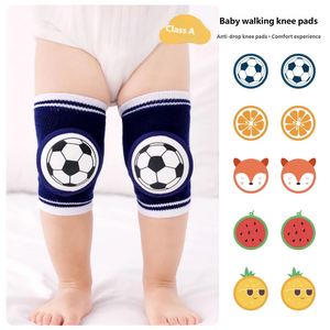 Genouillères Tricotées Respirantes Antidérapantes en Maille à Haute Élasticité pour Bébés et Enfants, Motif Dessin Animé - Product Image 2