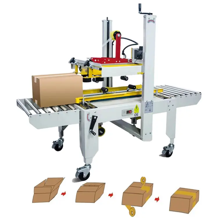 Scatole automatiche/custodie sigillatrice per scatola di cartone superiore e inferiore