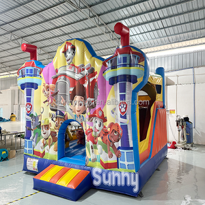 Structure gonflable commerciale <span class=keywords><strong>Pat</strong></span>' <span class=keywords><strong>Patrouille</strong></span> pour enfants, avec toboggan - Product Image 5