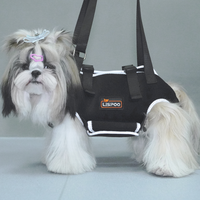 Harnais de levage respirant pour chien, support intégral avec sangles réglables et poignée pour chiens âgés/ Blessés
