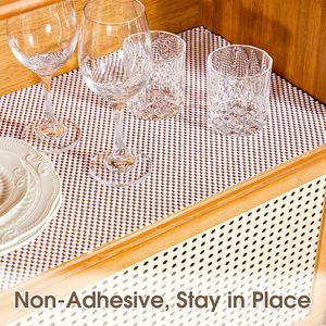 Forro para Estantes de <span class=keywords><strong>Cocina</strong></span>, Forros para <span class=keywords><strong>Cajones</strong></span>, Antideslizantes, No Adhesivos, Alfombrilla Gruesa Transpirable, <span class=keywords><strong>Protector</strong></span> para Cómodas, Despensas y Baños - Product Image 5