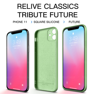 Nueva <span class=keywords><strong>funda</strong></span> de teléfono móvil de silicona con <span class=keywords><strong>bordes</strong></span> <span class=keywords><strong>cuadrados</strong></span> de cubo de Color sólido para <span class=keywords><strong>Iphone</strong></span> <span class=keywords><strong>11</strong></span> 12 Pro X Xr Xs Max Telefoon Hoesjes - Product Image 5