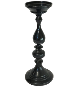 โลหะเหล็กเทียนที่มีสีสันกรวยเทียนผู้ถือตารางการออกแบบโลหะเทียนเสาสำหรับตกแต่งบ้านสวนใช้ - Product Image 4