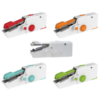 Nouvelle machine à coudre électrique portable mini à plat, à une aiguille, pour usage domestique, facile à utiliser