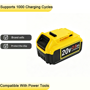 Uzun Çalışma Süreli Pil 20V/2Ah Li-ion Pil, Akülü Güç ve Bahçe Aletleriyle Uyumlu - Product Image 1
