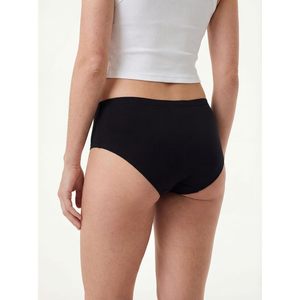 Lot de 12 culottes hipster en coton et élasthanne pour femme FOXA, taille mi-haute, sans couture - Product Image 5