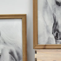 Ensemble d'art mural rustique en bois MDF à 3 pièces avec imprimés floraux tendance pour la décoration de la maison, du salon et de la chambre