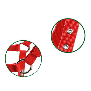 Bocado Ecuestre de Ocho Pies de Largo, Material PP, Rojo/Azul/Negro, Arnés de Textil para Caballos - Product Image 5