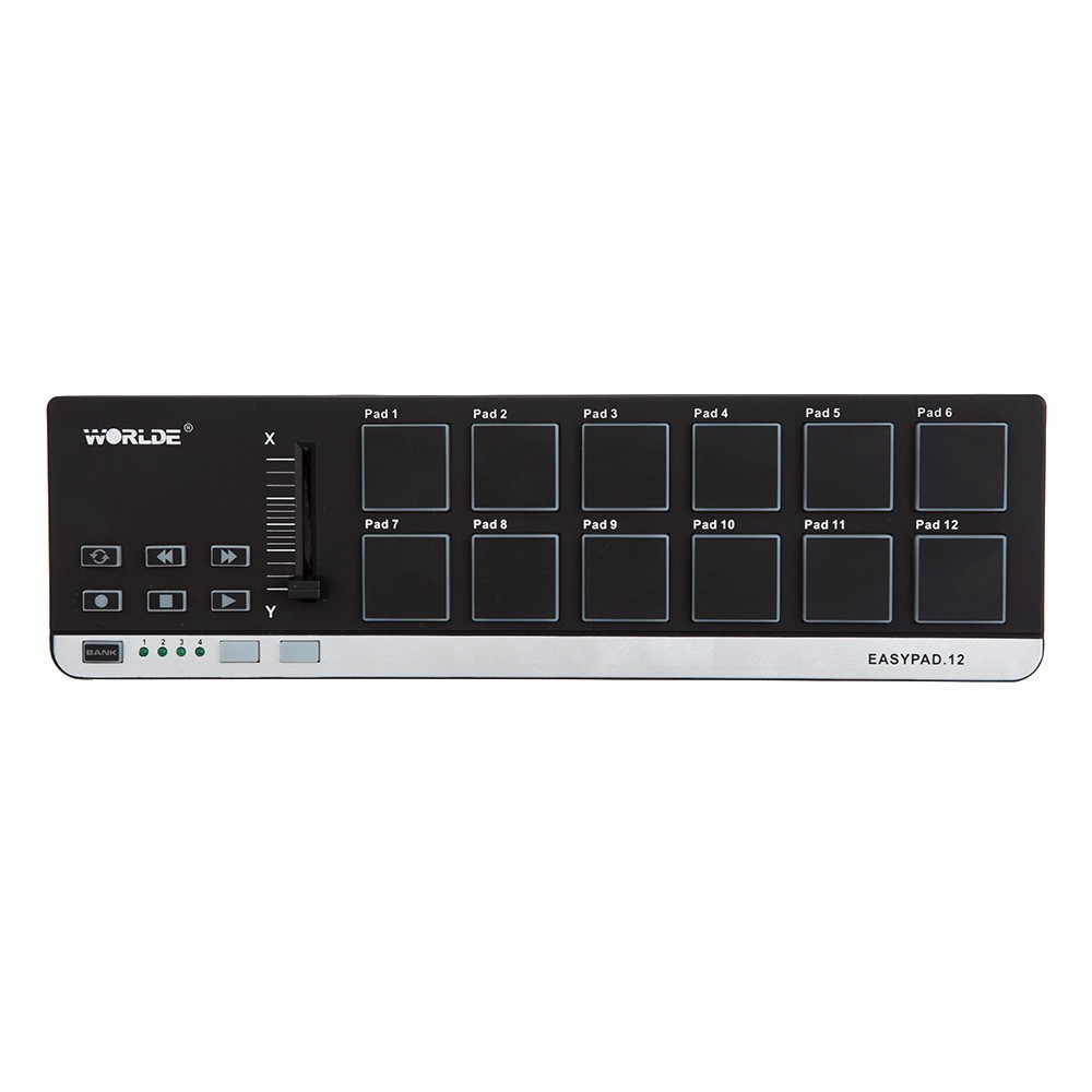 Worlde EasyPad.12 ポータブルミニUSB 12ドラムパッドMIDI