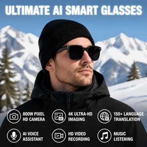 Smart Sunglasses with 8MP <b>Camera</b> for Outdoor Sports Wireless Bluetooth Audio AI Translation Magnetic Charging <b>Camera</b> <b>Glasses</b> Kit - Product Image 1