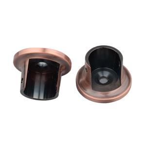 Fixation murale <span class=keywords><strong>en</strong></span> métal, Support de tringle à rideau de douche de 30mm de diamètre - Product Image 2