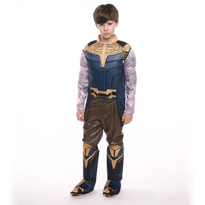 Disfraz de Thanos para Niños, Traje Musculoso de Cosplay, 8-13 Años, Primavera 2022, Conjunto de Poliéster - Product Image 1