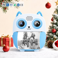 Appareil photo pour enfants, coffret cadeau de Noël, imprimante thermique, papier, appareil photo tout-en-un pour enfants, appareil photo d'impression pour enfants S5, sans BPA, CE
