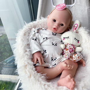 Muñeca bebé de silicona suave hecha a mano de 18 pulgadas para niña recién nacida, muñeca bebé recién nacido de tacto suave para niños, regalos de <span class=keywords><strong>Halloween</strong></span> - Product Image 3