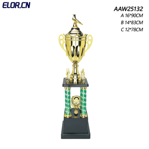 Trofeo Personalizzato Creativo per Competizioni di Danza Sportiva della Fabbrica ELOR con Colomba della Pace e Quattro Grandi Pilastri, Medaglia in Metallo, Souvenir in <span class=keywords><strong>Ferro</strong></span> - Product Image 2