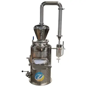 ZJ – machine de distillation artisanale, 50l, distillateur d'huiles essentielles, acier inoxydable, chaudière 304