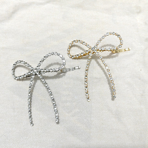 Pinza para el Cabello con Lazo de Diamantes de Imitación Brillantes de Aleación para Mujer, Elegante Decoración para el Cabello de Primavera, Accesorio para Fiestas y Bodas - Product Image 6