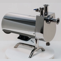 Pompe auto-amorçante sanitaire de catégorie comestible de pompe de circulation du monophasé 1hp CIP avec le chariot de prise