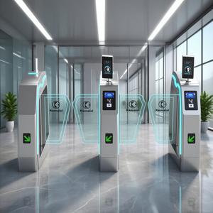 Tự động an ninh cho người đi bộ turnstiles với tốc độ cao swing Gates mã vạch và <span class=keywords><strong>QR</strong></span> <span class=keywords><strong>code</strong></span> <span class=keywords><strong>Reader</strong></span> Barrier Gate cho xây dựng - Product Image 2