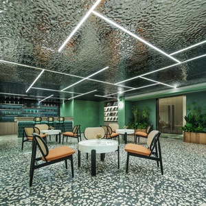 WL208 Khách Sạn Villa Tường Trang Trí Trần Bằng Thép Không Gỉ 304 0.6Mm-1.0Mm Tấm Gương Dập Nổi Tấm Gợn Nước - Product Image 2