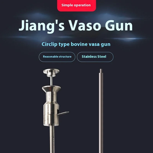 Kit de pistolet d'insémination artificielle vétérinaire de haute précision <span class=keywords><strong>pour</strong></span> bovins, en acier inoxydable, portable, <span class=keywords><strong>pour</strong></span> l'élevage et l'équipement agricole - Product Image 3