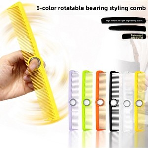 Cepillo de Pelo Profesional Eagle Eye con Dientes Anchos Giratorios para Desenredar, Mango de TPR y Dientes de Plástico para Peinar el Cabello de Mujer - Product Image 5
