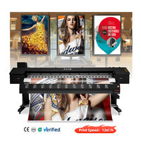 Impresora UV de Gran Formato 1.8/3.2m, Impresoras UV LED de Rollo a Rollo para Plotter, Cuero, Adhesivos, Lona, Impresión Digital