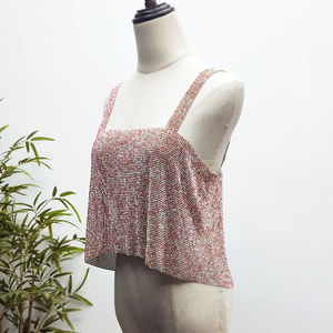 Sexy scintillante senza schienale misto <span class=keywords><strong>rosa</strong></span> Party Club di cristallo con strass <span class=keywords><strong>canotta</strong></span> da <span class=keywords><strong>donna</strong></span> - Product Image 2