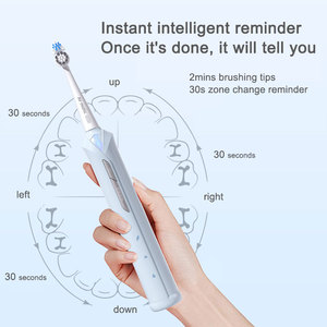<span class=keywords><strong>Brosse</strong></span> <span class=keywords><strong>à</strong></span> dents électrique étanche IPX7 <span class=keywords><strong>à</strong></span> faible vibration, protection des gencives, absorption des chocs, vente en gros - Product Image 2