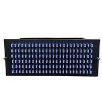 Panel/Rak Patch Hitam 3U 6U untuk Pemasangan di Rak 19 Inch Fiber Optik 72 144 Port ODF