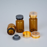 InjexMed - Frasco de Vidrio Compacto para Viajes, Bienestar Personal, Cuidado Corporal, Suero para la Piel, Envase Cosmético Líquido, Botella, Herramienta