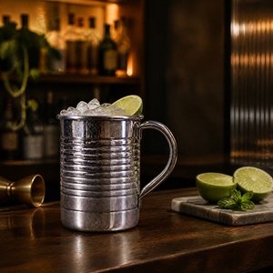Taza Moscow Mule de Acero Inoxidable 304 con Logotipo Personalizado, Taza de Café con Asa, Ideal para Reuniones Familiares y la Oficina - Product Image 6