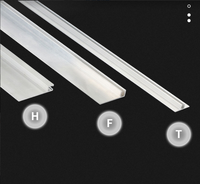 Bande de brosse d'étanchéité inférieure pour porte industrielle rapide, types H et F, en alliage d'aluminium, acier, nylon, OEM, pour le nettoyage
