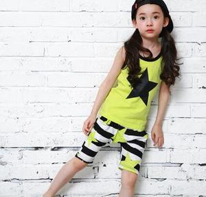 Fournisseurs de Pekin : Nouveaux Designs de Robes Mignonnes pour Enfants, Ensemble Pantalon à Volants pour Filles Scolaires - Product Image 2