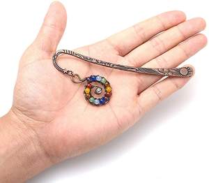 Venta caliente Yeling Tree of Life colgante marcapáginas estilo clásico brillante grava Natural cristal colorido collar de piedra Natural - Product Image 3