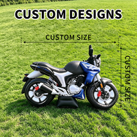 Moto gonflable géante sur mesure de 5 m (16,4 pi) pour événements et compétitions en extérieur