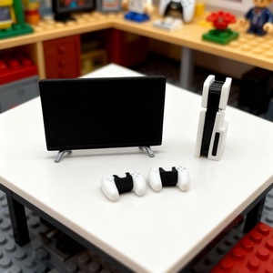 Modèles de consoles de jeux <span class=keywords><strong>PS</strong></span> miniatures |   Modèles de téléviseurs réalistes pour décorations de maison de poupée - Product Image 6