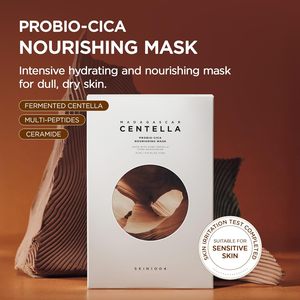 Maschera nutriente SKIN1004 Madagascar Centella Probio Cica 22ml per il viso, per il supporto della barriera cutanea e l'idratazione profonda - Product Image 2