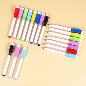 ชุดปากกาไวท์บอร์ด OEM แบบลบได้ หลายสี พร้อมหมึกน้ำ เขียนได้สองด้าน 24 สี - Product Image 5
