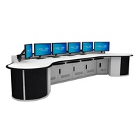 Bureau incurvé créatif personnalisé poste de travail chauffage indépendant poste de travail salle de surveillance bureau
