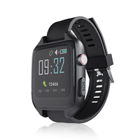 Montre connectée Lora VK11 carrée en gel de silice, avec fonction de délimitation de zone, pour la gestion des tâches et les soins aux personnes âgées, transmission sécurisée, protocole LoRaWAN, montre SOS