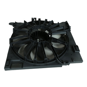 ใบพัดพัดลมสีดำ C2D24142-A แบบไม่มีมอเตอร์พัดลมหม้อน้ำสำหรับรถยนต์จากัวร์ XF2014-2015 XFR2014-2015 XFR-S XJ - Product Image 3