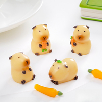KI yuewu Mignonne carotte décorative, cochon d'Inde néerlandais, petit cochon d'Inde, accessoires décoratifs DIY à suspendre, mini bibelot de bureau