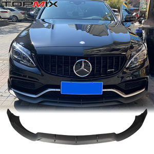 Pour 2015-2021 mercedes-benz C <span class=keywords><strong>63</strong></span> <span class=keywords><strong>AMG</strong></span> Style <span class=keywords><strong>Brabus</strong></span> lèvre avant en Fiber de carbone pare-chocs avant lèvre inférieure - Product Image 1